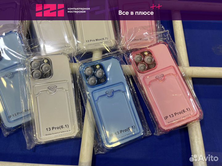 Новые прозрачные чехлы для iPhone 13/pro/pro max