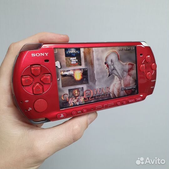 Sony PSP E-3008 16GB + 20 игр (прошита)