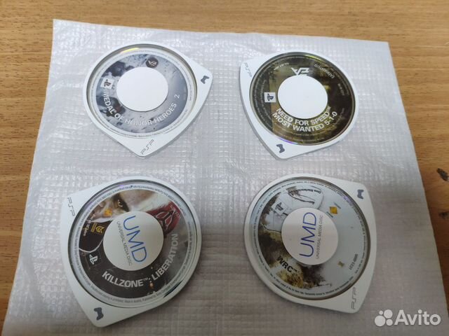 Игры для sony PSP 4 шт. лицензия