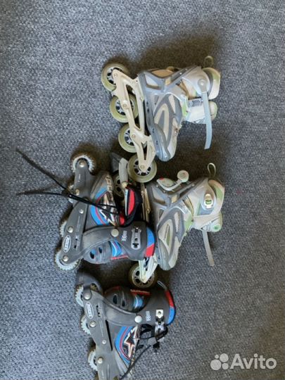 Роликовые коньки детские комплект