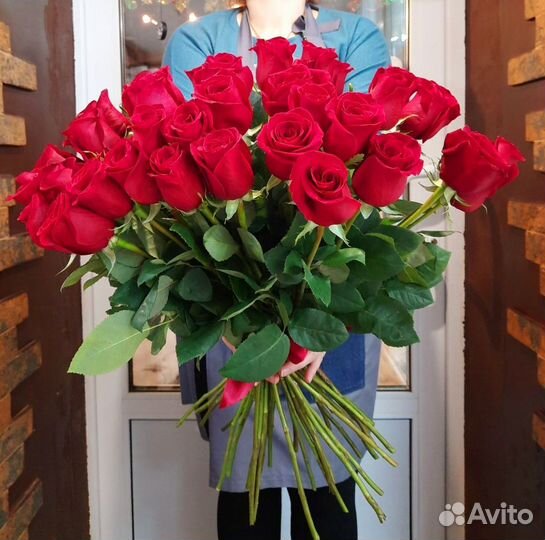 Розы 60см эквадор