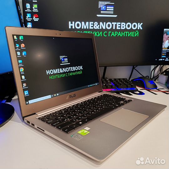 Супер тонкий asus I7 SSD512GB/озу12GB/GT840