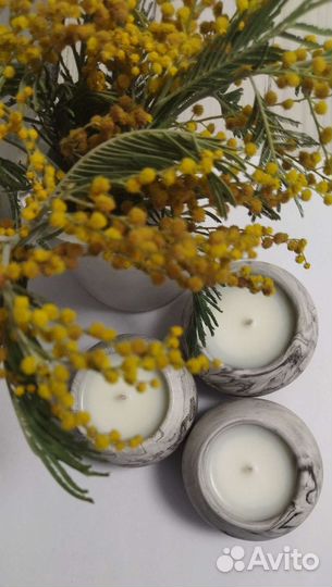 Ароматическая свеча ручной работы