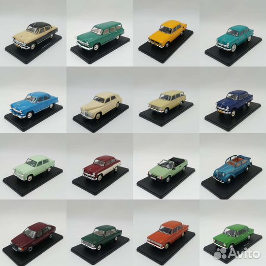 Легендарные советские автомобили 1:24 Hachette