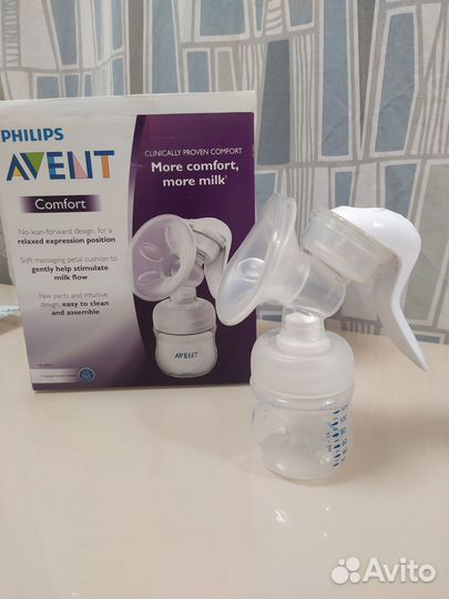 Молокоотсос avent ручной новый