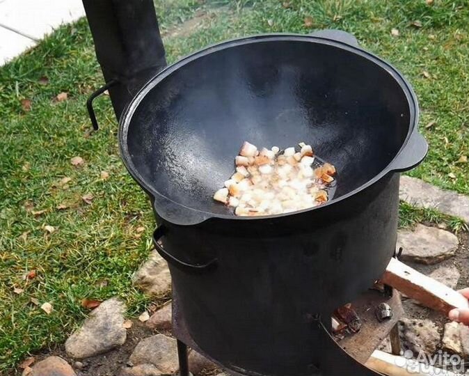 Казан на 12 л. + печь с трубой + подарки