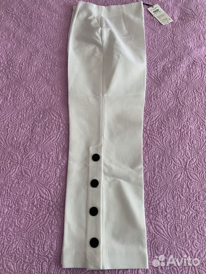 Брюки женские классические белые