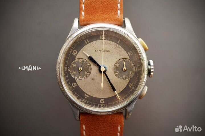 Швейцарский хронограф Lemania, калибр Lemania 15TL