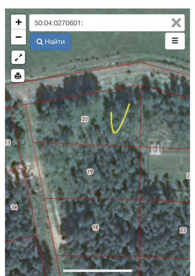 Участок 24,7 сот. (СНТ, ДНП)