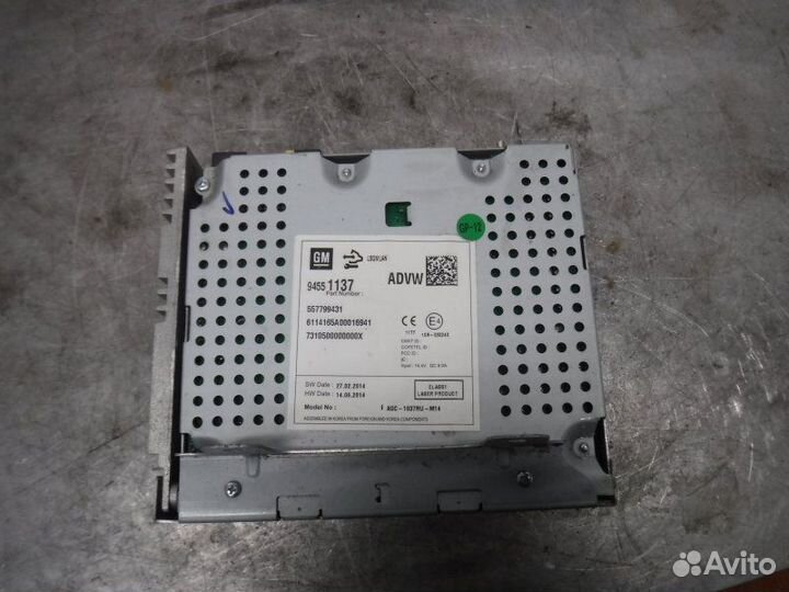 Магнитола Opel Mokka F18D4 2014