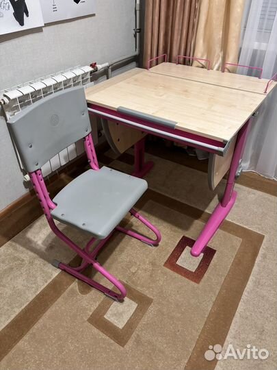 Растущая парта и стул для школьника