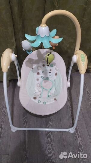 Детские электронные качели для новорожденных
