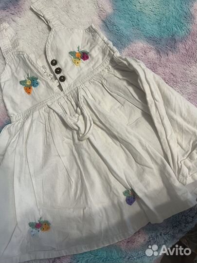 Детские вещи пакетом на девочку zara hm next