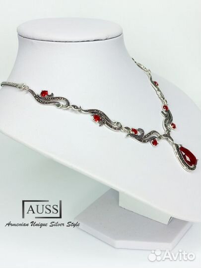 Серебряное колье