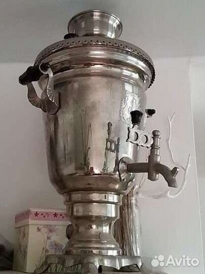Самовар латунный 3л