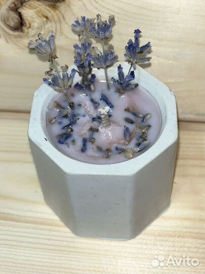 Ароматическая свеча ручной работы