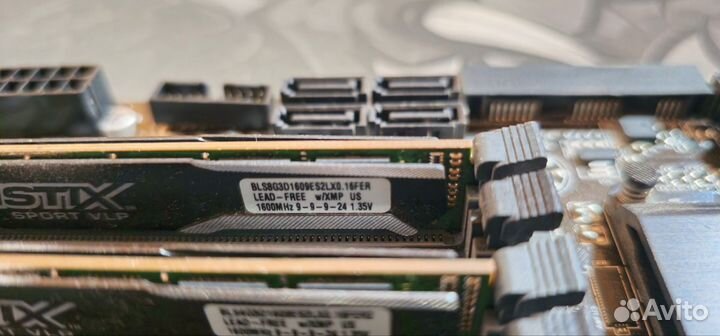 Комплект материнская плата, процессор и DDR 3 12gb