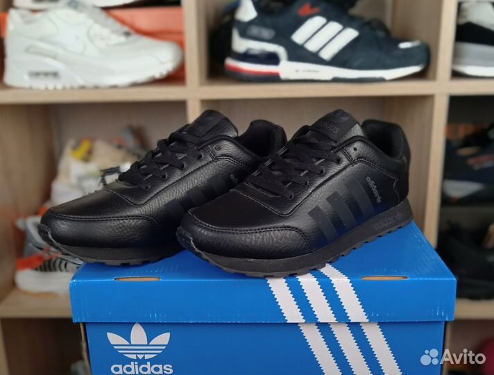 Кроссовки мужские весенние кожаные Adidas 41-46