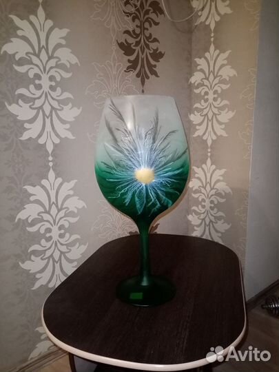 Вазы напольные 2 шт стекло