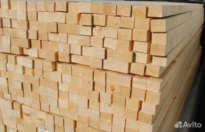 Брусок (сухой, строганный)