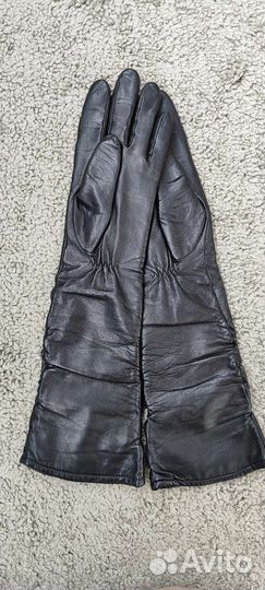 Перчатки кожаные