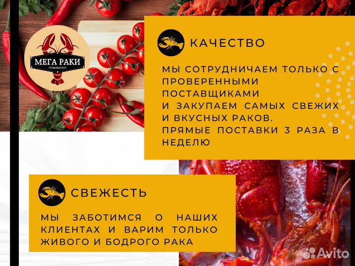 Живые раки Волжские. Доставка на дом