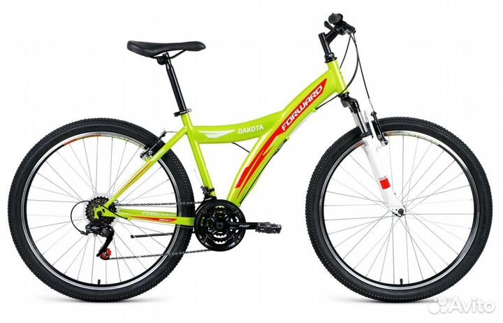 Велосипед forward dakota 26 2.0 зеленый/красный