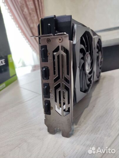 Видеокарта MSI 1660 super 6gb Gaming X