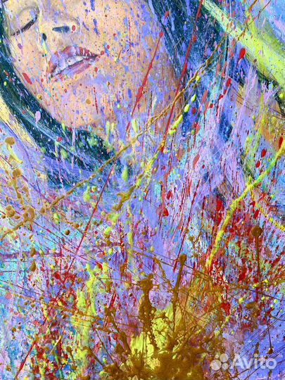 Картина акрилом на холсте После оргазма