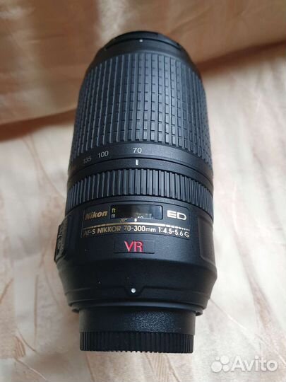 Объектив nikon 70 300 f4,5-5,6 AF-S VR