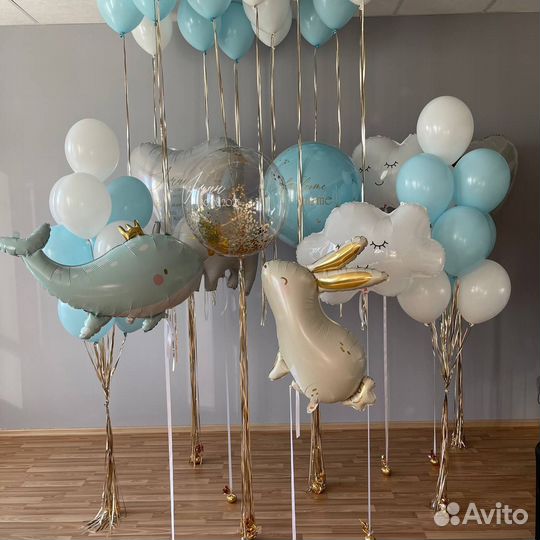 Гелиевые шары с доставкой. Шары на выписку