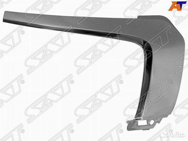 Молдинг бампера mitsubishi outlander 15-22 центр