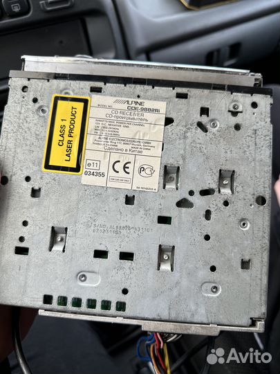 Магнитола ilpine CDE-9882Ri