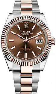 Швейцарские часы Rolex DateJust 41 Chocolate 126331