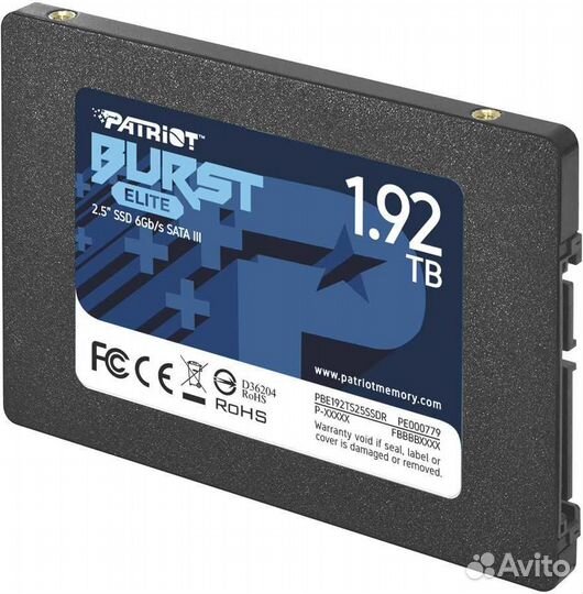 SSD 1.92Tb Patriot Burst Elite (PBE192TS25ssdr)