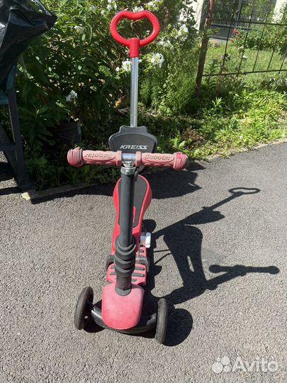 Самокат детский трехколесный kreiss
