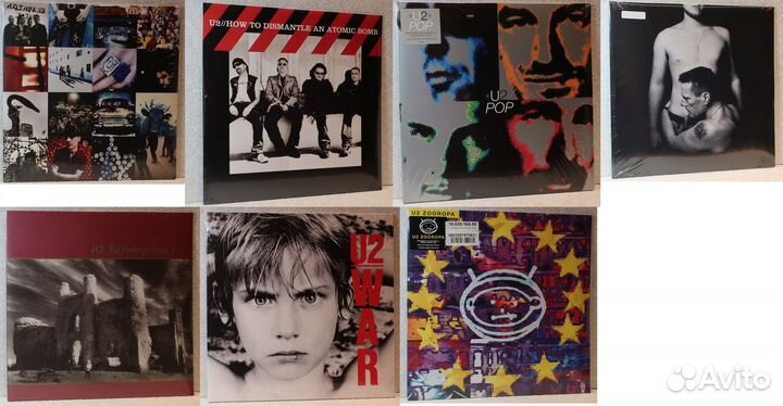 Пластинка U2 новая разные LP