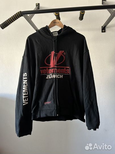 Зип худи Vetements Zurich