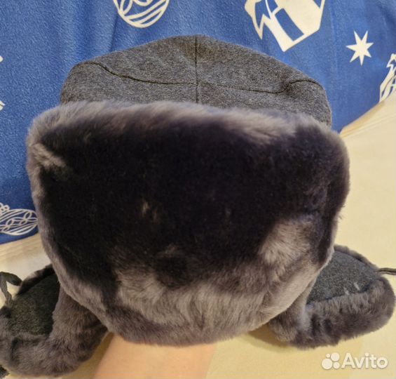 Новая шапка - ушанка, мутон, 58 размер