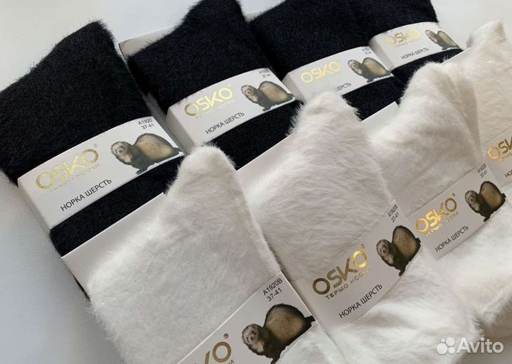 Термо носки из шерсти норки