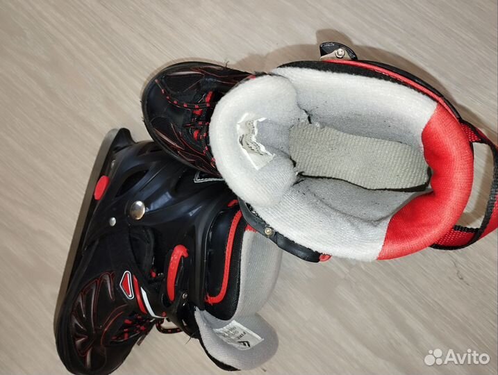 Коньки детские раздвижные 34 37 размер