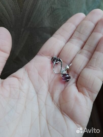 Серебряные серьги