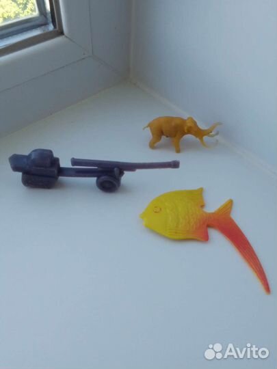 Игрушки колкий пластик, пластик СССР