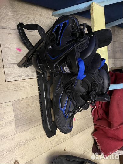 Коньки хоккейные 44 размер oxelo