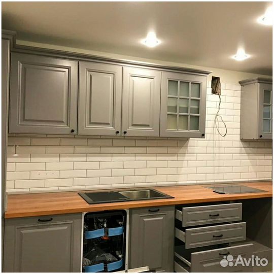 Кухонный гарнитур прямой