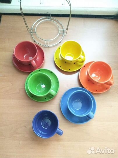 Набор столовой посуды (чашки+блюдца)