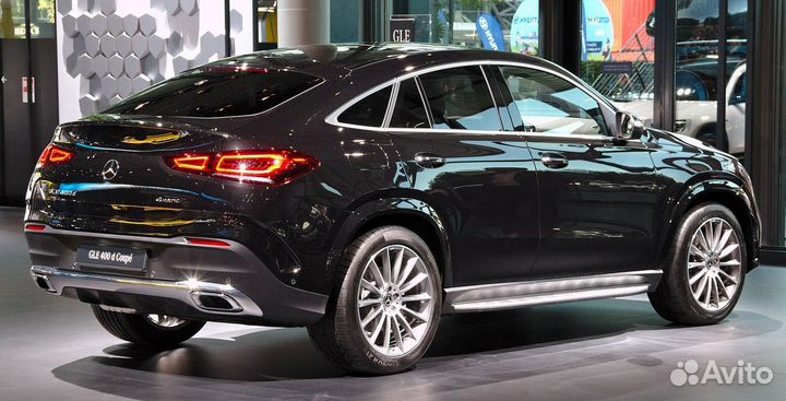 Пороги, подножки, Mercedes GLE Coupe 167 2019-нв