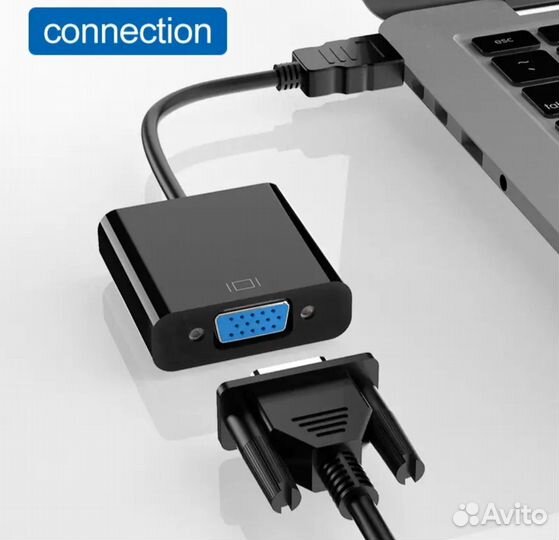 Переходник hdmi - VGA (новый) конвертер / адаптер