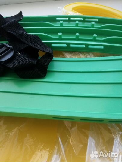 Лыжи, ледянка