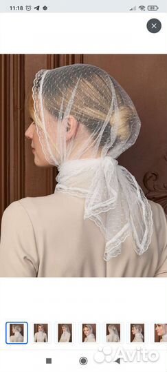 Платок на крещение